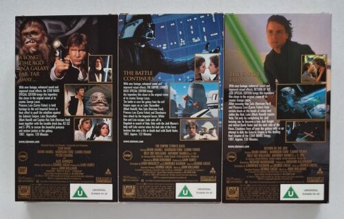 Star Wars Trilogy Special Edition Gold VHS Box Set, 1997 Video - Picture 10 of 24
