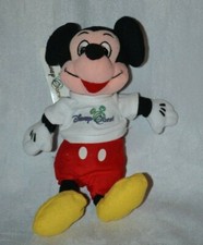 Disney Quest Mickey Mouse Mini Bean Bag 8" Plush Vintage NWT Hard To Find Rare