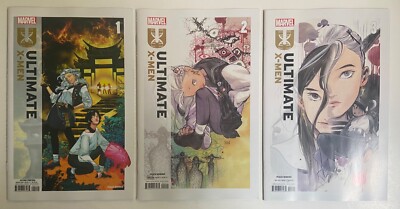 ULTIMATE X-MEN 1 2 3 Peach Momoko 2024 NM (#1 R.B. Silva 2nd rpint) 2-3 1st pr