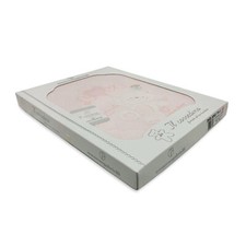 Copertina lettino ricamata Nazareno Gabrielli in piquet di cotone neonato 2583