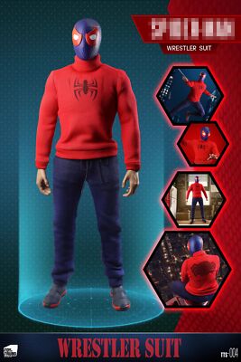 ToyzTruboStudio tts-004 1/6 Wrestler Suit Game Spider-man Action