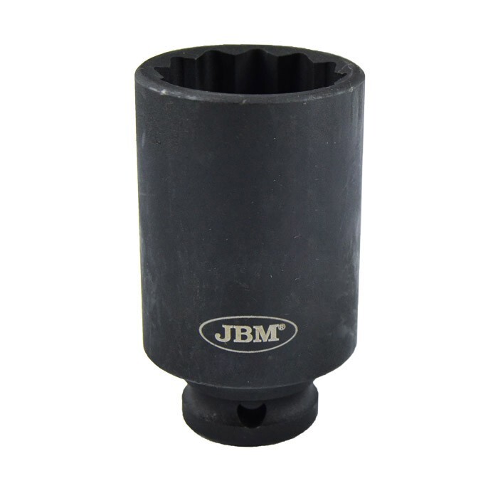 Bussola A Percussione 1/2'' - 34 Mm, 6 Punti, 8 Cm - Acciaio 45# Per Utensili Elettrici