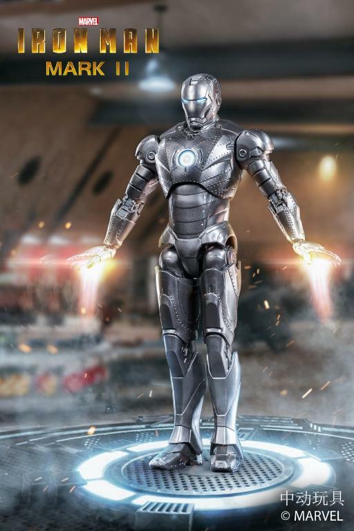 ZD-MK2-L: ZD Toys Marvel Iron Man Mark 2 Mark II 7