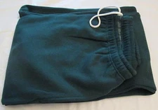 Men Sweatpants Medium Pluma Label Forest Green 2 Pocket Drawstring 50/50