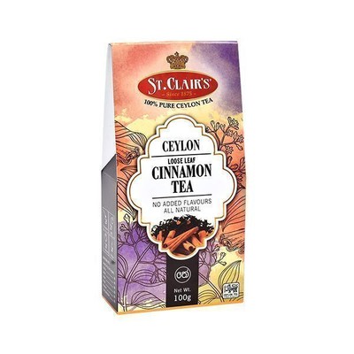 Ceylon Cinnamon Loose Leaf Tea Orange Pekoe Fanning BLACK TEA No Added Flavours