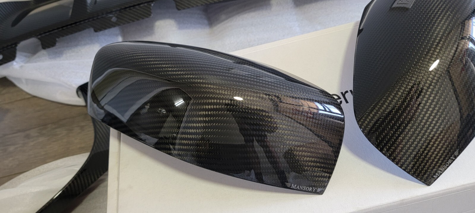 MASERATI GHIBLI MANSORY CARBON FIBER EXTERIOR SPOILER DIFFUSER SPLITTER MIRROR 