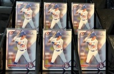 (x15 Lot) Nick Biddison 2022 Bowman Draft #165 1st Bowman Phillies Dodgers RC