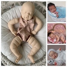22'' Reborn Baby Unpainted Doll Kit Newborn DIY Sleeping Baby Unfinished Toy New