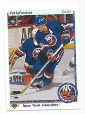 PAT LAFONTAINE 1990-91 UPPER DECK CARD NM-MT+ CONDITION