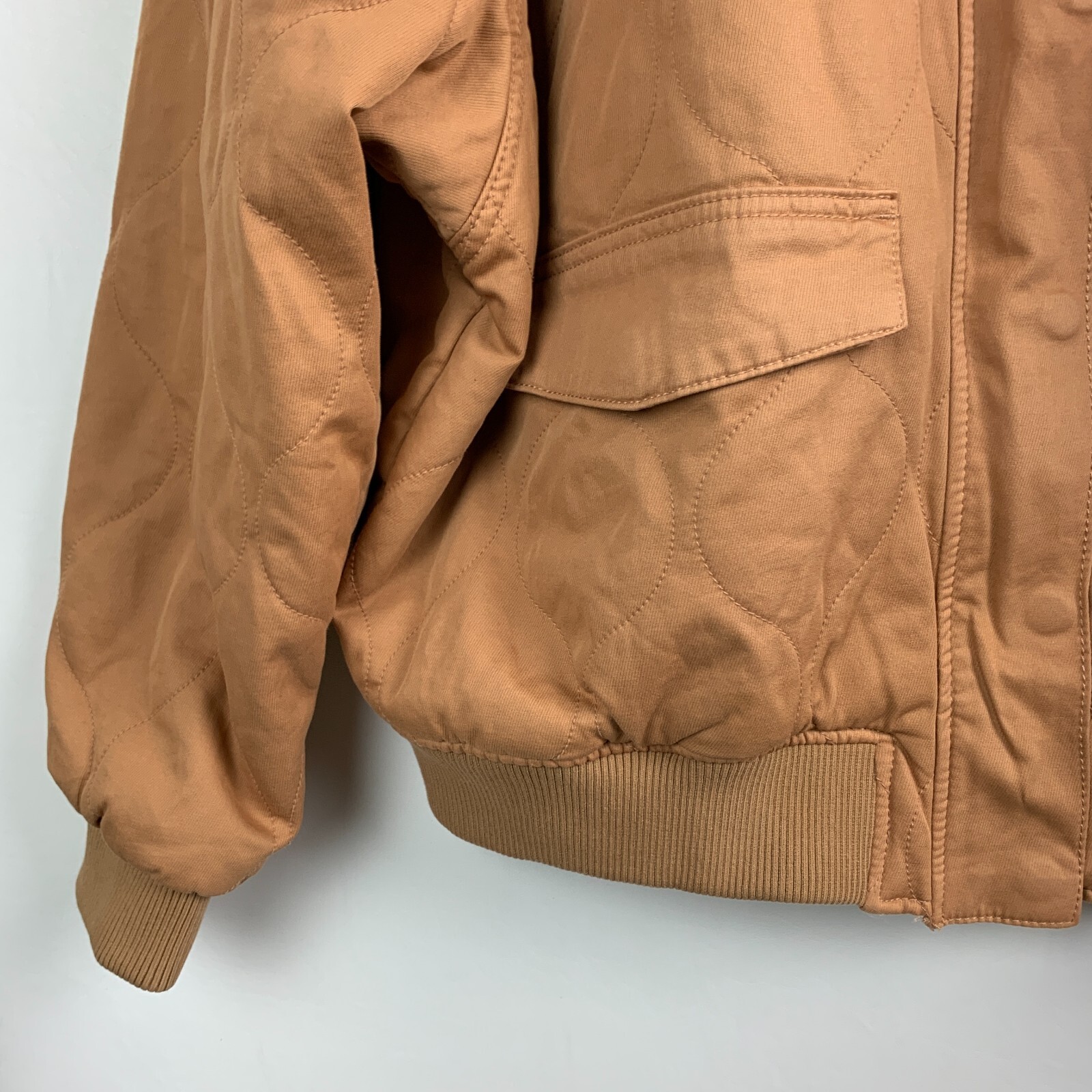 Universal Thread Bomber Jacket Brown Collared Zip… - image 6