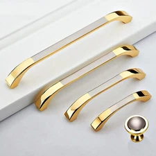 Chrome Gold&Chrome Silver Dresser Drawer Pulls Handles Kitchen Cabinet Pulls