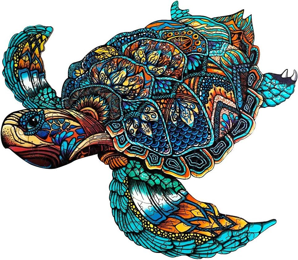 KAAYEE Holzpuzzle Für Erwachsene – Drachen-Motiv, Unregelmäßige Formen, Mit Geschenkbox