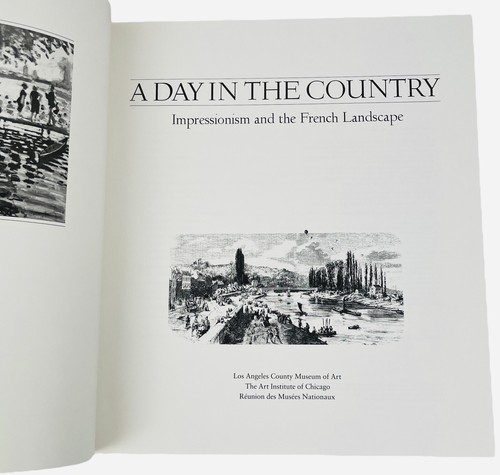 1st Ed 1984 A Day in the Country Impressionism French Hard Sleeve Art Catalogue - Imagen 9 de 17