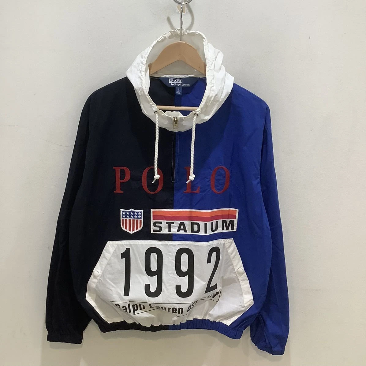 Polo Ralph Lauren POLO 1992 Stadium Pop Over Over Jacket Size S
