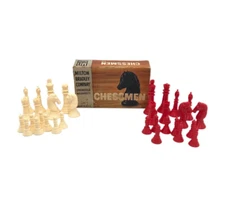 Vintage 1958 Chessmen By Milton Bradley Company “4807” Made in USA