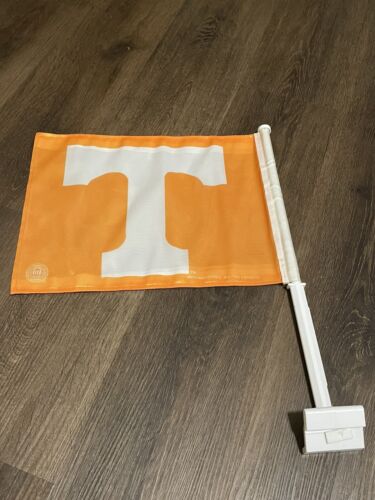 Tennessee Volunteers 11""x14"" bandiera auto 2 lati etichetta Rico Industries Exp 19,75"" palo - Foto 2 di 7
