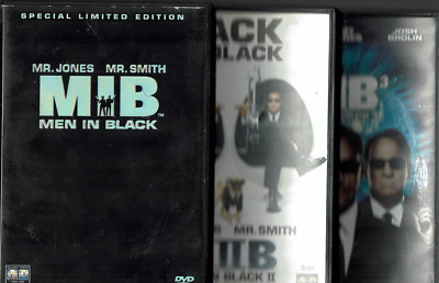 Men in Black 1 (Special Limited Ed.) +2+3 - Will Smith, Tommy Lee Jones - 5 DVDs