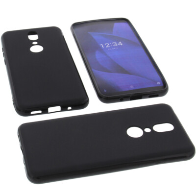 Hülle für Sharp Aquos V Tasche Schutz Handytasche TPU Gummi Case Schwarz