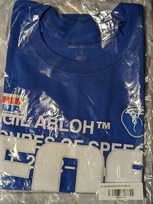 Virgil Abloh Figures of Speech Brooklyn Museum T-Shirt Large - Blue  New Sealed