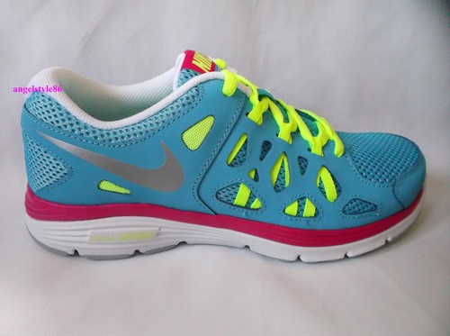 scarpe donna bambina running NIKE DUAL FUSION REVOLUTION 2 VERDE FLUO 37,5  38,5 | eBay