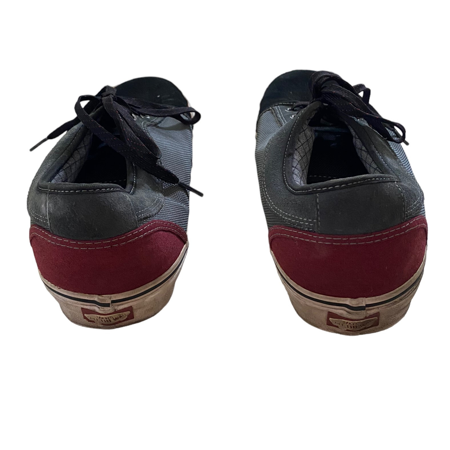 Vans TB4R Mens Sneakers Skate Shoes size 13 Black Gray Suede Lace Up