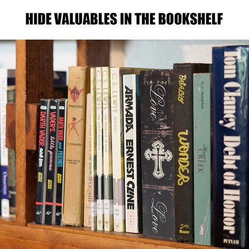 Diversion Book Safe Aufbewahrungsbox, Geheimtresor Dose mit Sicherheitsschlüssel, versteckter Safe... - Bild 7 von 7