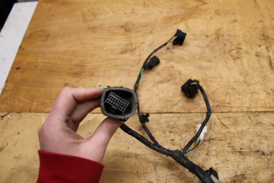 02-03 SUZUKI VSTROM 1000 HEADLIGHT SPEEDO GAUGES WIRING HARNESS WIRE LOOM BB331 - Image 4 of 4