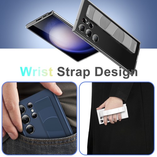 Für Samsung Galaxy S26 Ultra S25 S24 Slim Silikon Elastisch Armband Hülle Cover - Bild 7 von 17