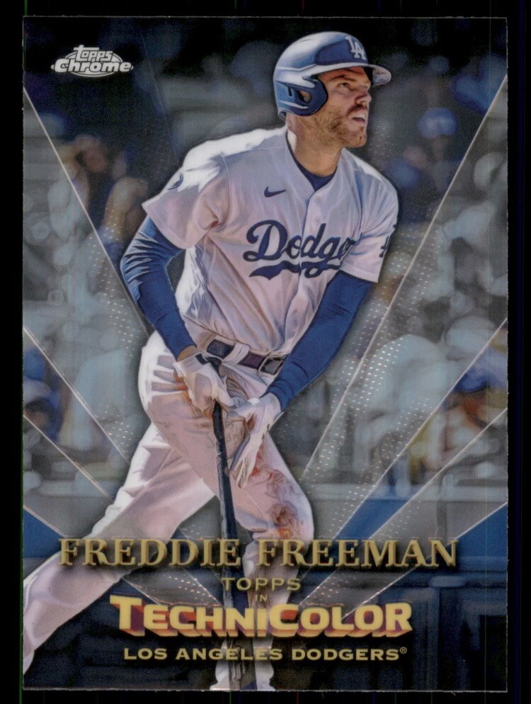 2023 Topps Chrome Freddie Freeman #TT-16 Technicolor Los Angeles Dodgers