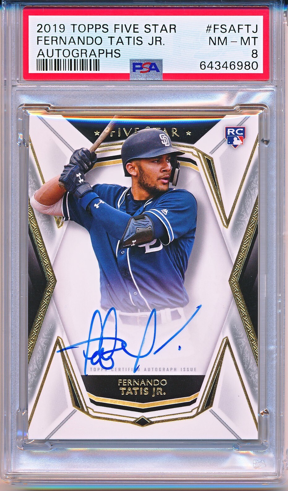 2019 Topps タティス jrRC直書きサイン/199