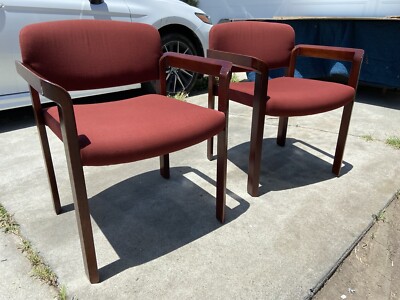 Vintage Mid Century Modern Stow and Davis Accent Arm Chairs