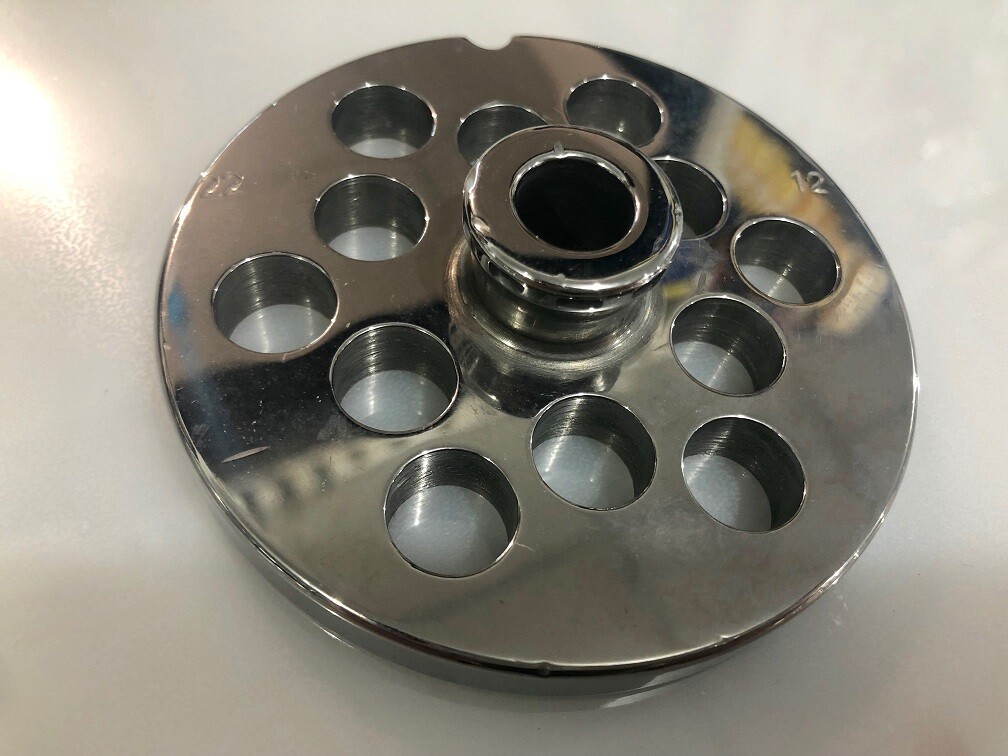 REBER PIASTRA TRAFILA PIASTRA TC. 12 D. 8 INOX ACCIAIO INOX 18/20 Per - Foto 5