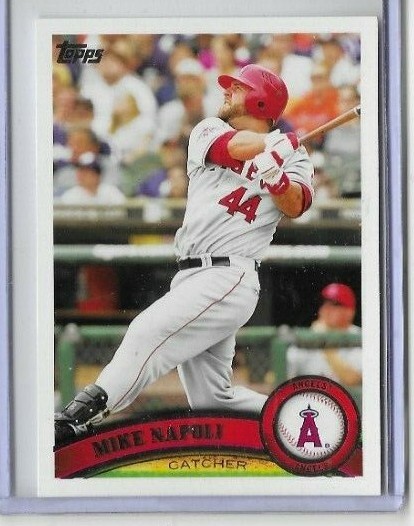 2011 Topps #201 Mike Napoli Angels | eBay