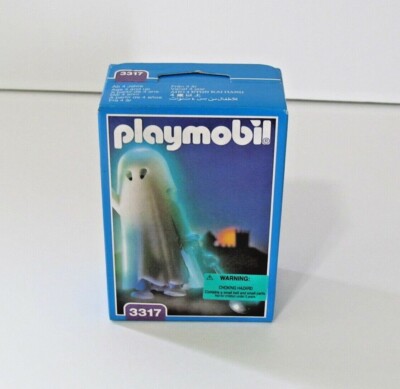NOS Playmobil #3317 Glowing Ghost, Vintage, 1993, Made in Malta