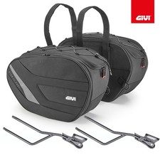 EASY11 GIVI COPPIA BORSE LATERALI 25L + TELAIO TE7707 KTM DUKE 125 2017-2021