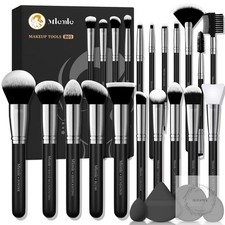 Makeup Brushes Set, Professional 25 Pcs Makeup Kit, Include Foundation Powder Bl