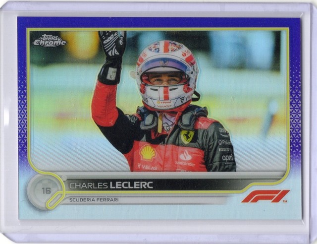 2022 Topps Chrome Formula 1 - Charles Leclerc #28 Purple Refractor /399