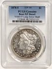 1878-S Long Nock Arrow Shaft VAM-57 Morgan Silver Dollars PCGS XF Detail - Bent