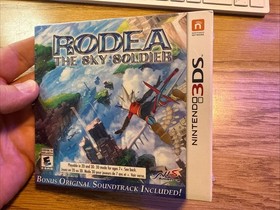BRAND NEW Rodea the Sky Soldier (Nintendo 3DS, 2015) with Bonus Soundtrack