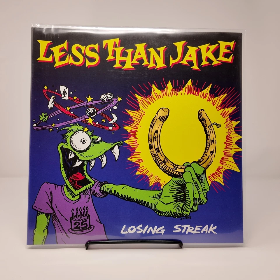 Less Than Jake - Losing Streak Vinyl Green & White Gatefold 1LP /500 25th Anni. - Image 2 of 4