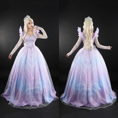 formal cosplay dress Ready Or Not Grace Cosplay Costume White Wedding Dress Halloween Suit ACcosplay, Female / XL main image 0
