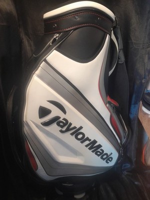 TaylorMade Golf Staff Bag Red Black And White