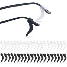 YINGFENG 20Pairs Glasses Antislip Silicone Ear Clip, Glasses Holder With Stor...