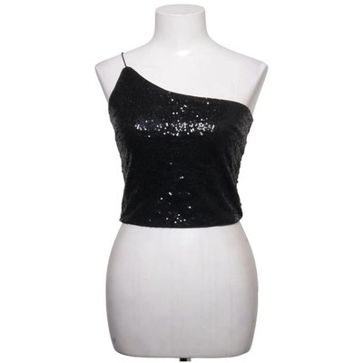NLY Eve, Top, Größe: 36, Brighten Up The Room Top, Schwarz, Polyester #6UA