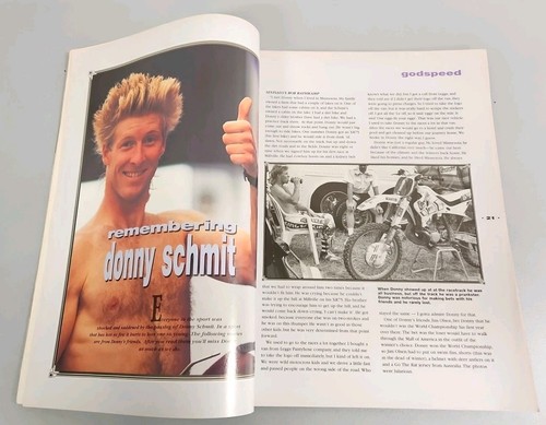 Motocross Journal Magazine June 1996 Vintage CR YZ KX RM KTM Evo - Bild 3 von 8