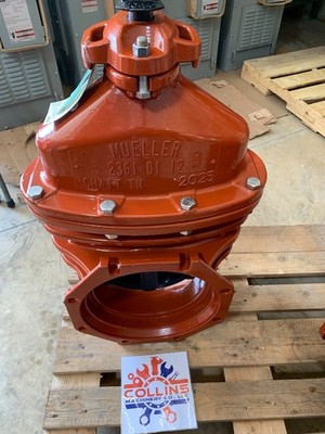 Mueller 120A236123LN 12'' C515 Resilient Wedge Gate Valve MJ x MJ Ends L/ACC