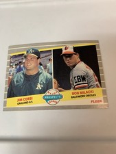 1989 Fleer Major League Prospects Jim Corsi & Bob Milacki