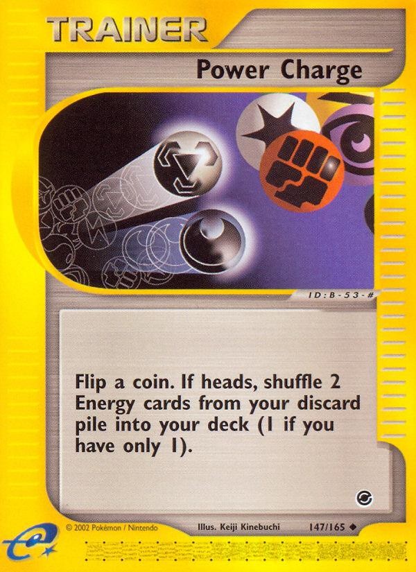 Pokemon Power Charge (147/165) Expedition Base Set MP