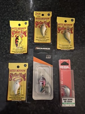 Strike King Bitty Minnow, Bomber Minnow And Yo-Siri Snap Bean
