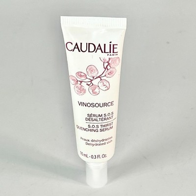 Caudalie VinoSource S.O.S. Thirst Quenching Serum Hydrate Travel .33 oz 10ml New